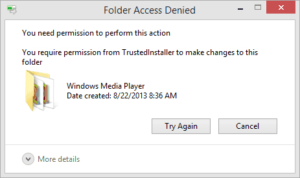 Steps to solve Folder Access Denied in Windows 10